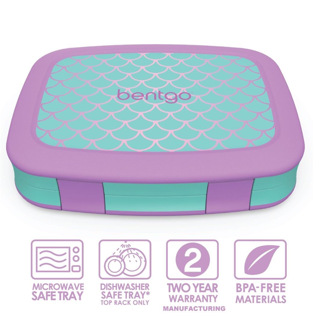 mermaid bentgo kids leak proof lunch box for school - Mikki and Me