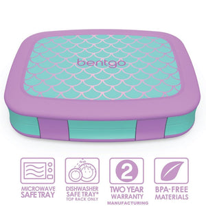 mermaid bentgo kids leak proof lunch box for school - Mikki and Me