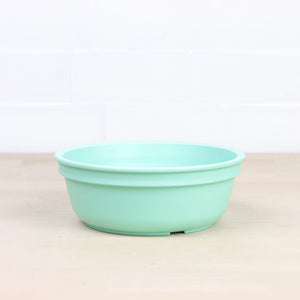 mint replay bowl for kids made from recycled plastic- Mikki and Me Kids