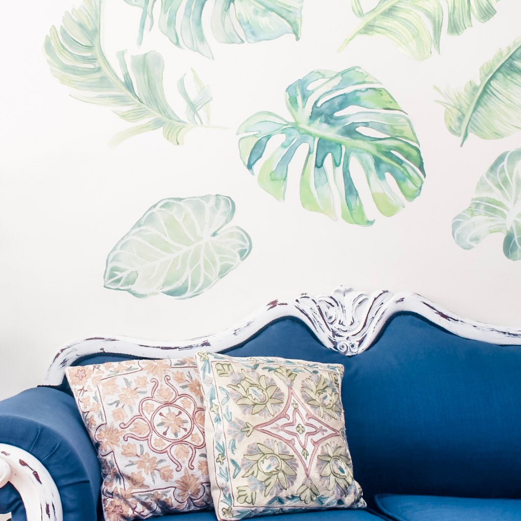 Monstera Leaf Nursery & Playroom Removable Wall Decals | Ella & Maeve