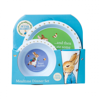 Peter Rabbit 3 Piece Tableware Set for Kids