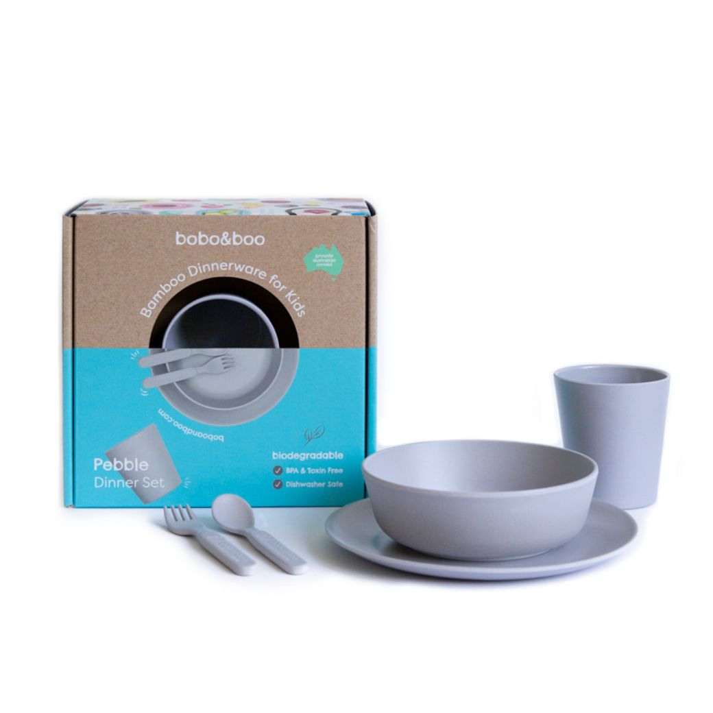 Bobo&boo Bamboo Dinnerware Set for Kids