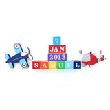 hand made personalised name block sets - Mikki and Me Kids