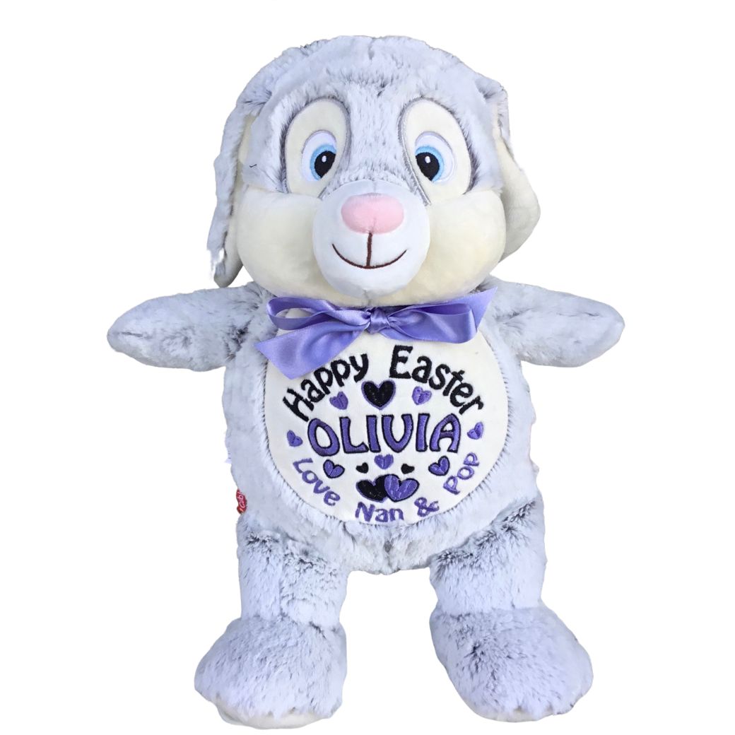 Bunny Grey - Blue Star Cubbie [FREE SHIPPING]