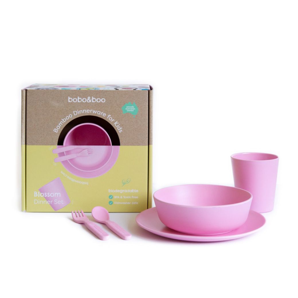 Bobo&boo Bamboo Dinnerware Set for Kids