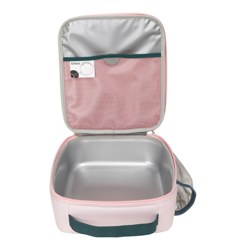 pink rainbow magic b.box insulated lunch bag for kids back to school - Mikki and Me Kids