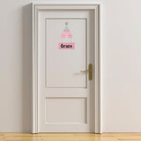 Kids personalised, decorative, and hand made door plaque - Tribal Teepee - Girl - Mikki & Me Kids