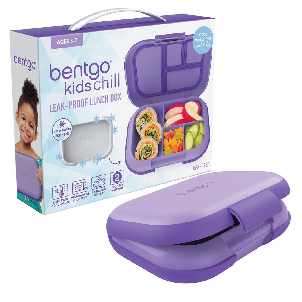 purple Bentgo chill kids leak proof lunch box - Mikki and Me