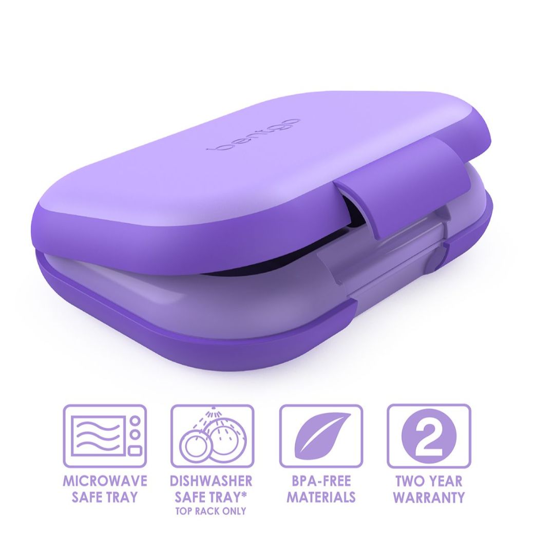 purple Bentgo chill kids leak proof lunch box - Mikki and Me