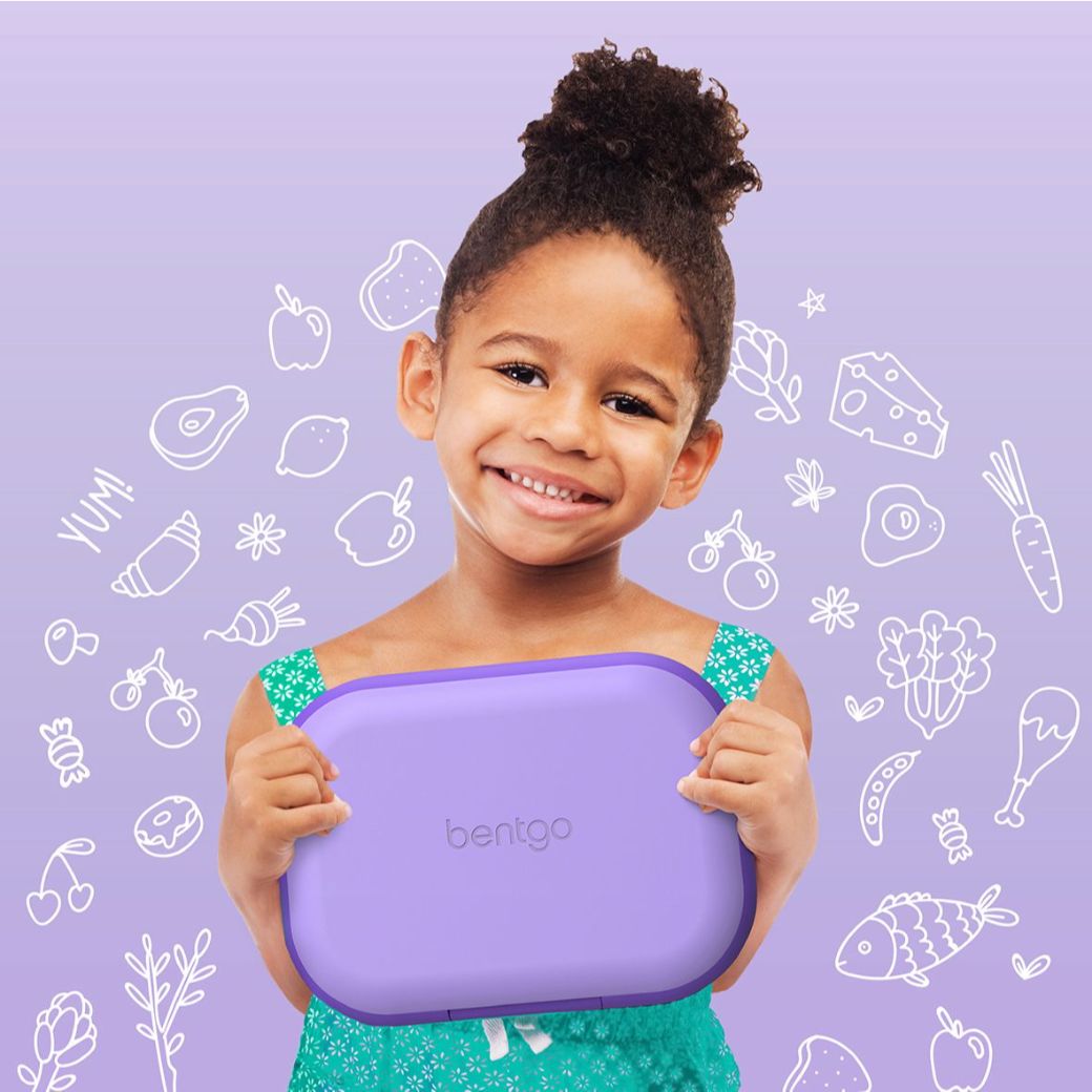 purple Bentgo chill kids leak proof lunch box - Mikki and Me