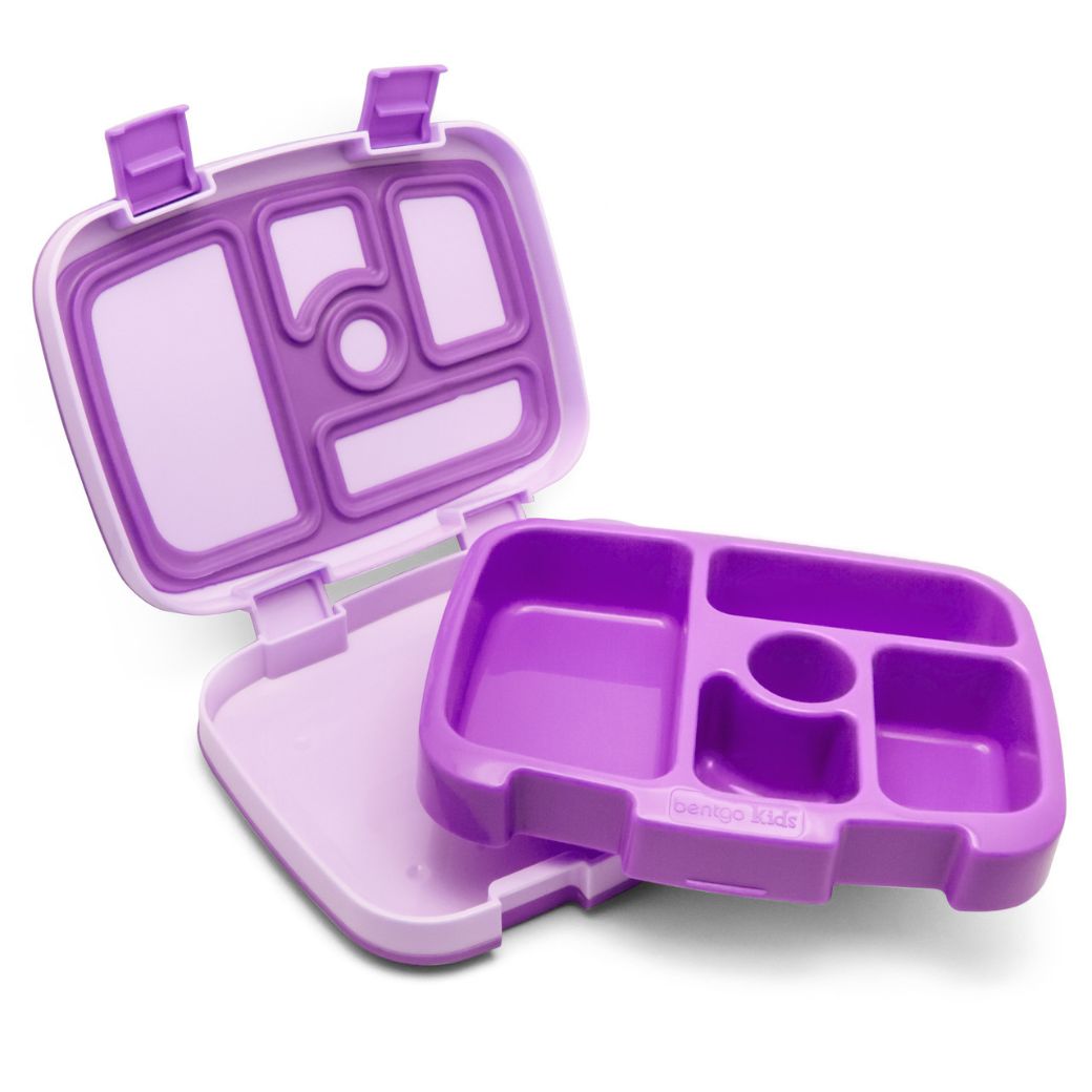 purple bentgo kids leak proof lunch box for school - Mikki and Me