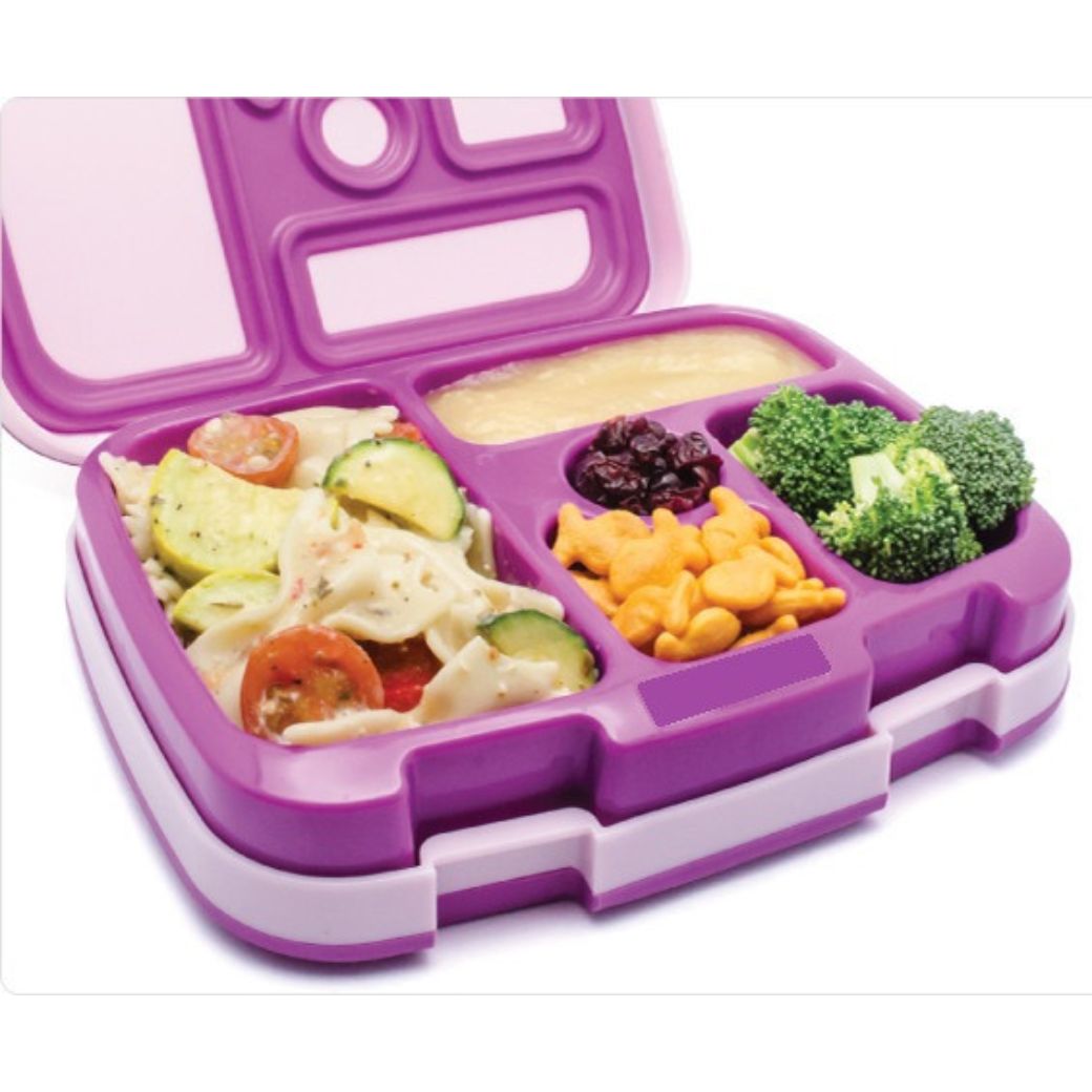 purple bentgo kids leak proof lunch box for school - Mikki and Me