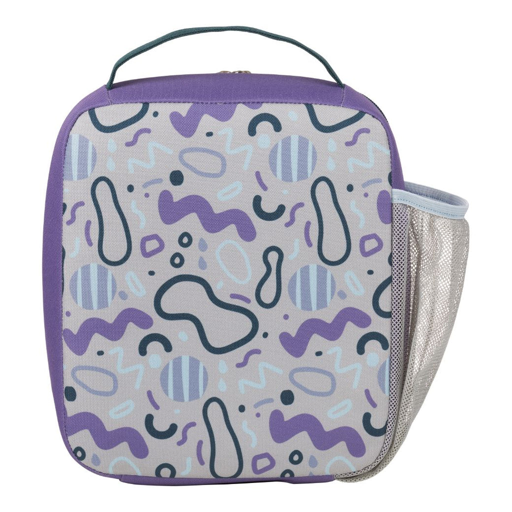 purple oodles of noodles b.box insulated lunch bag for kids back to school - Mikki and Me Kids