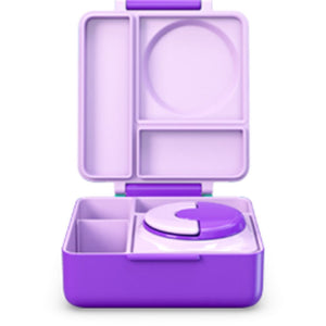 purple plum omie box v2 insulated hot lunch box for kids - Mikki and Me Kids