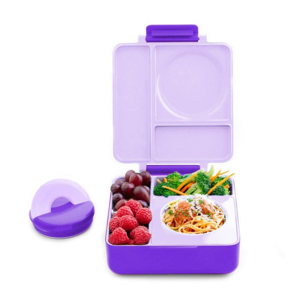 purple plum omie box v2 insulated hot lunch box for kids - Mikki and Me Kids