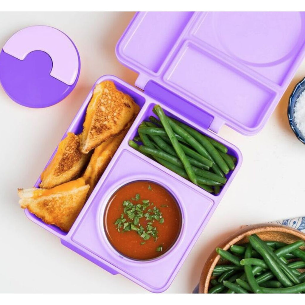 purple plum omie box v2 insulated hot lunch box for kids - Mikki and Me Kids