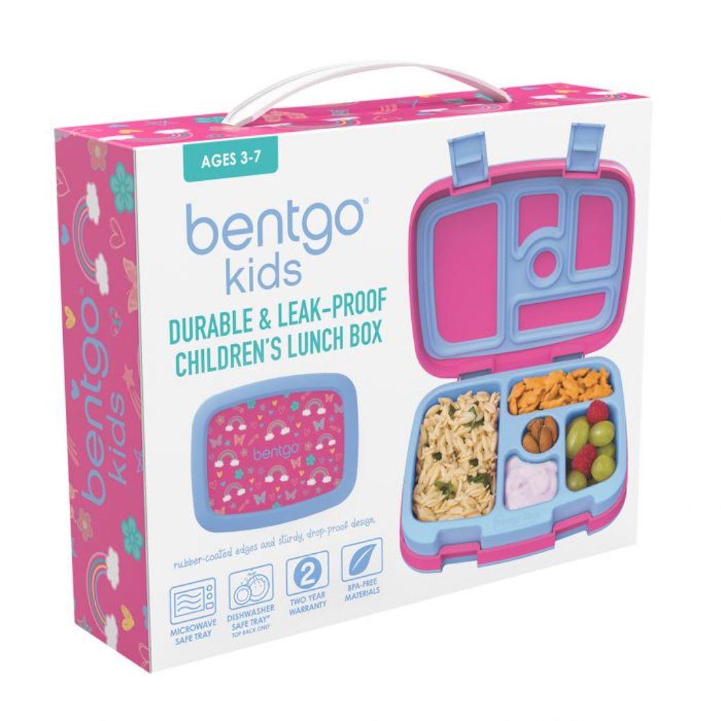 rainbows and butterflies bentgo kids leak proof lunch box for school - Mikki and Me