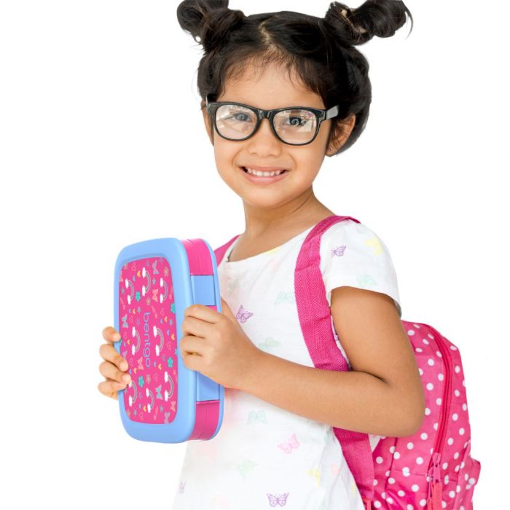 rainbows and butterflies bentgo kids leak proof lunch box for school - Mikki and Me