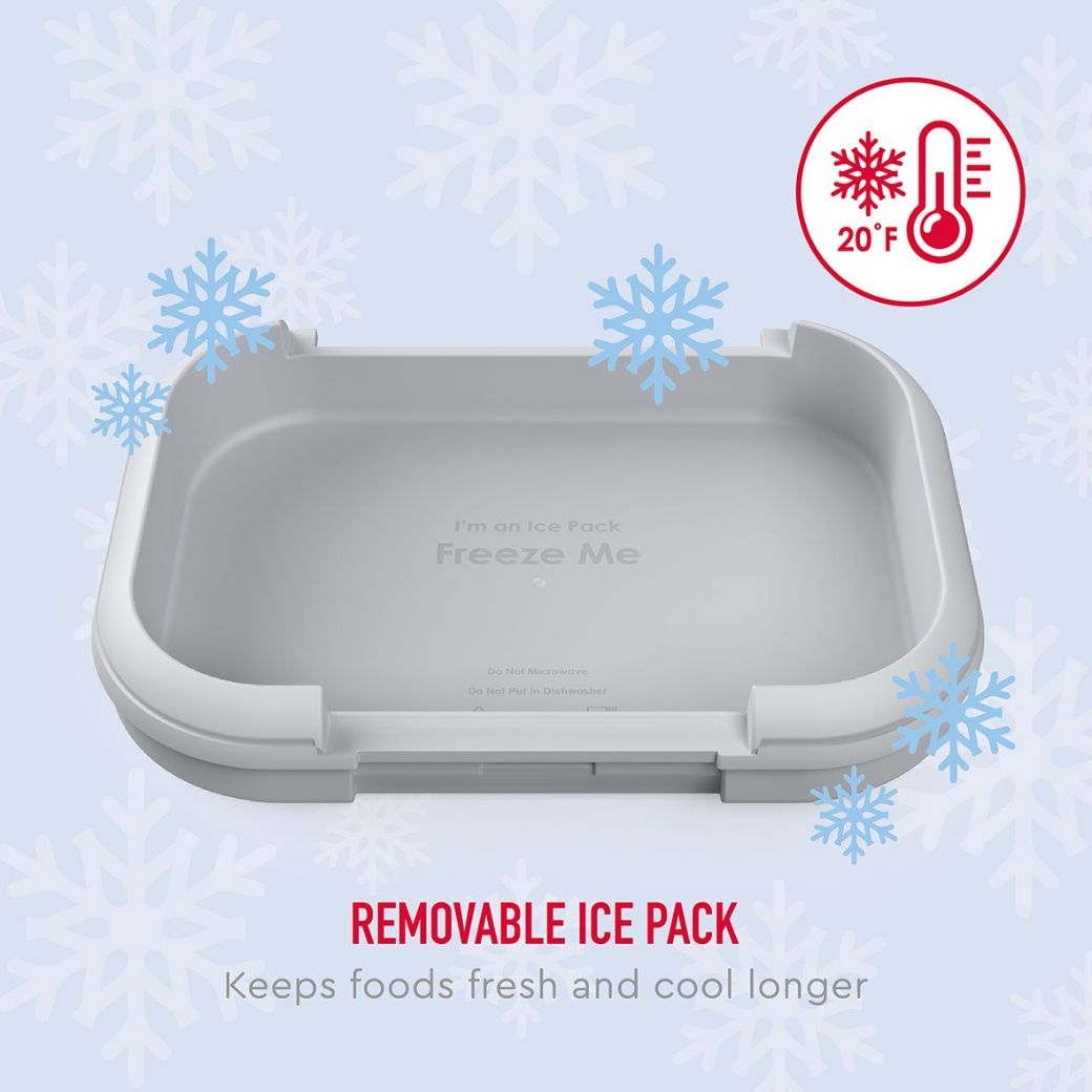red Bentgo chill kids leak proof lunch box - Mikki and Me