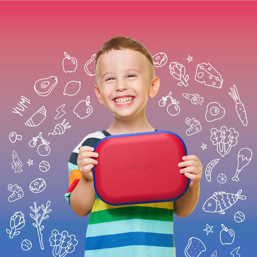 red Bentgo chill kids leak proof lunch box - Mikki and Me