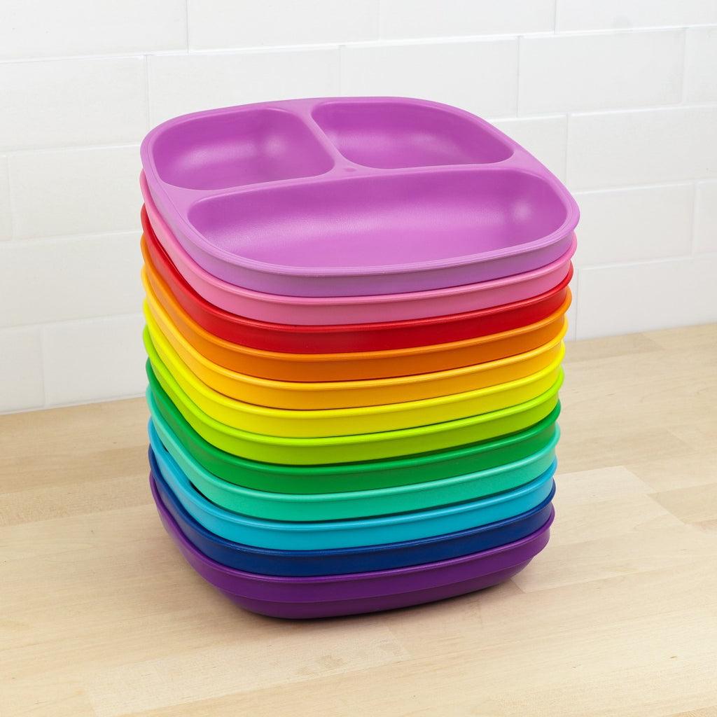 Replay Recycled Plastic Divided Plates For Kids Mikki Me Kids