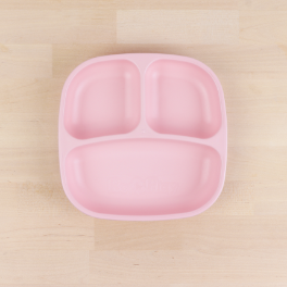 ice pink Replay divided plate made out of recycled plastic   Mikki and Me Kids