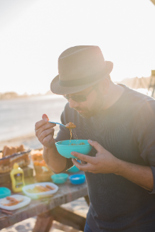 replay large bowl made out of recycled plastic for kids, adults and picnics- Mikki and Me Kids