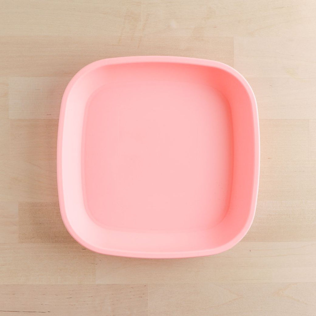 baby pink replay plate made out of recycled plastic - Mikki and Me Kids