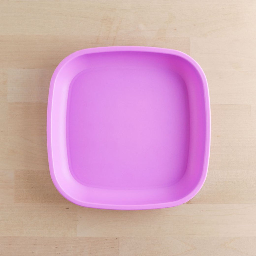 purple replay plate made out of recycled plastic - Mikki and Me Kids