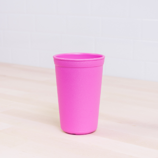 bright pink replay tumbler cup made out of recycled plastic - Mikki and Me Kids
