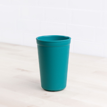 teal replay tumbler cup made out of recycled plastic - Mikki and Me Kids