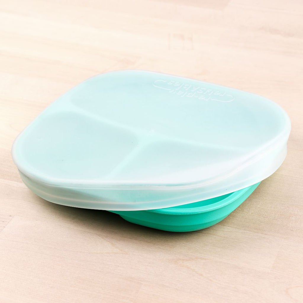 replay silicone divided plate lid - Mikki and Me Kids