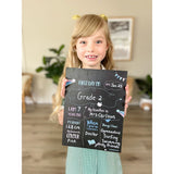 First Day of School Board | Double Sided with Last Day