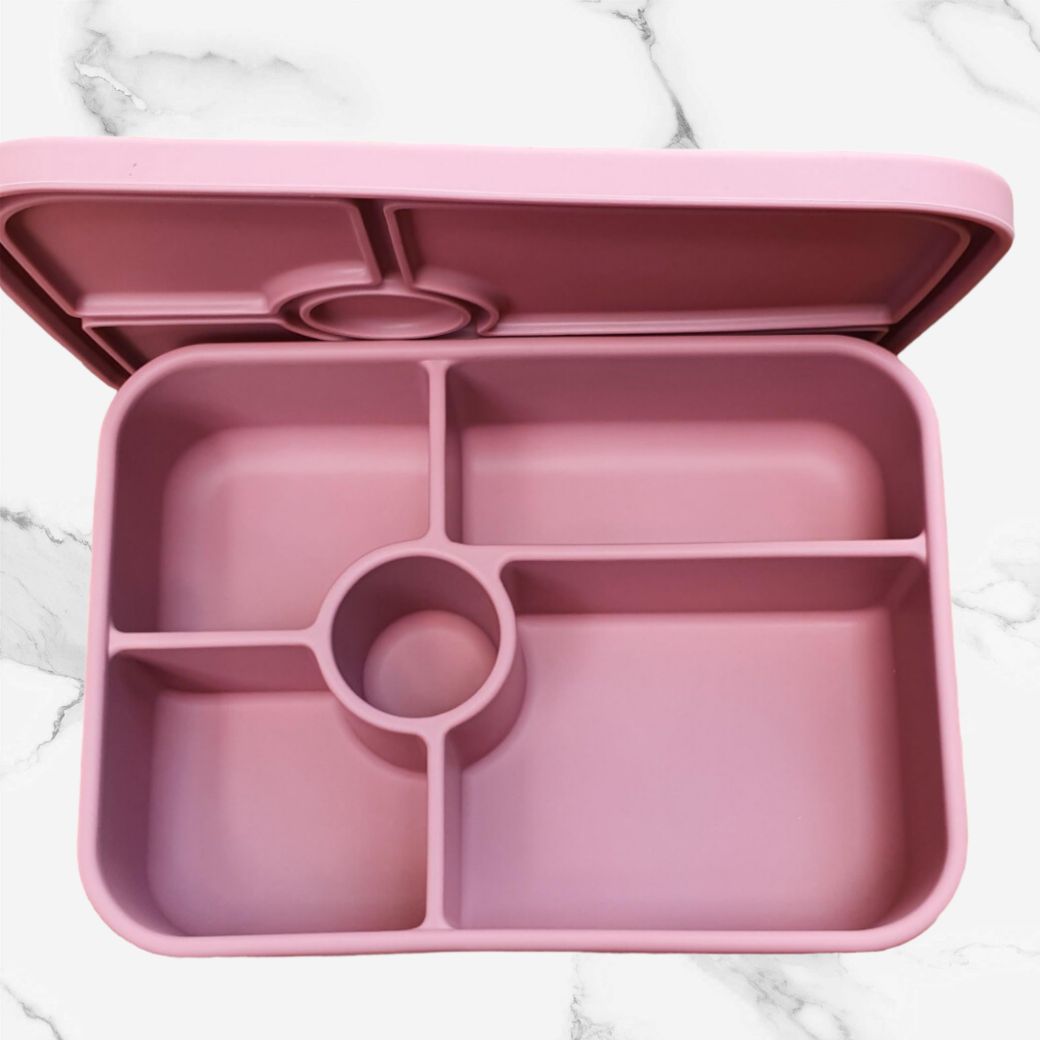 Silicone Bento Lunchbox with Five Compartments