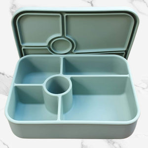 Silicone Bento Lunchbox with Five Compartments