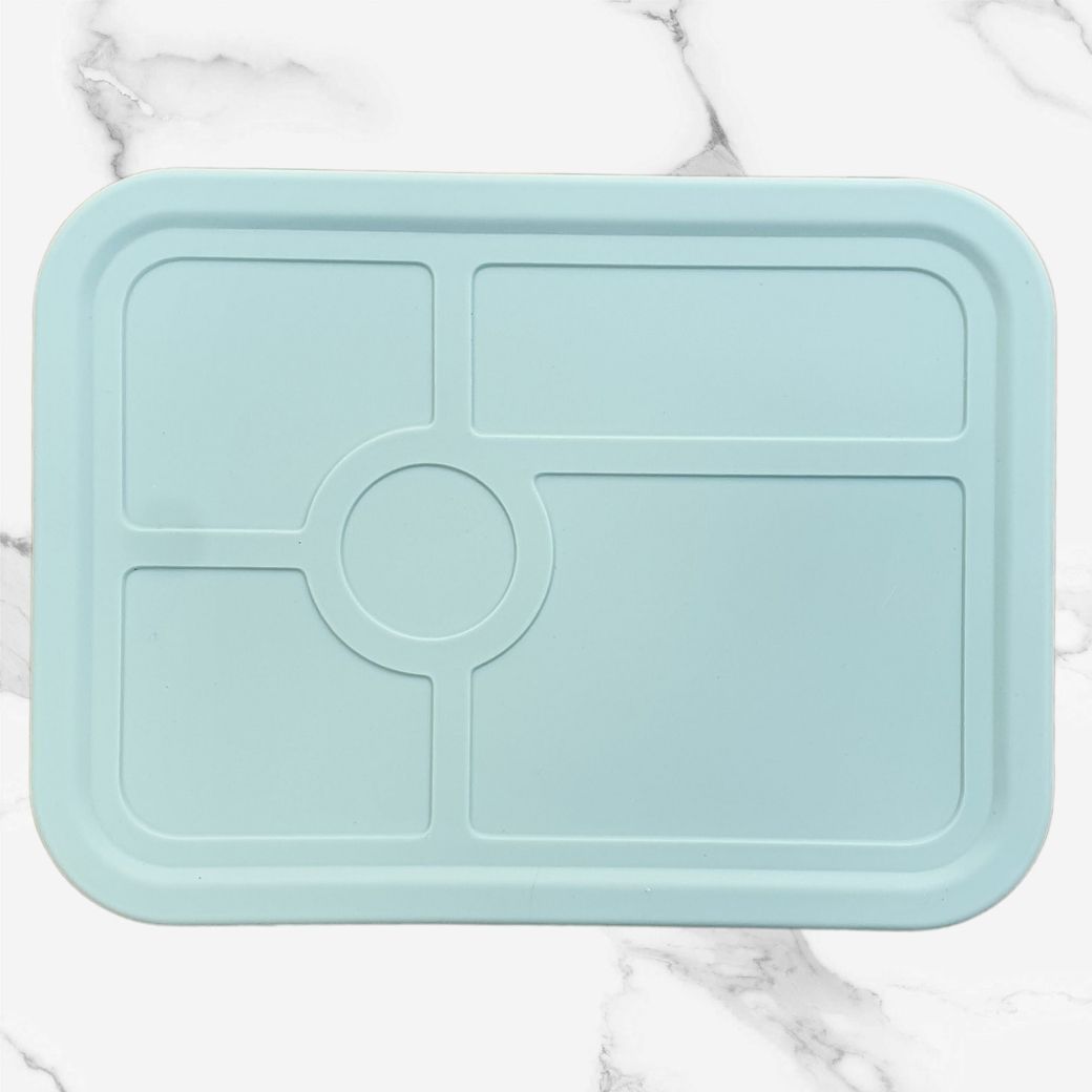 Silicone Bento Lunchbox with Five Compartments