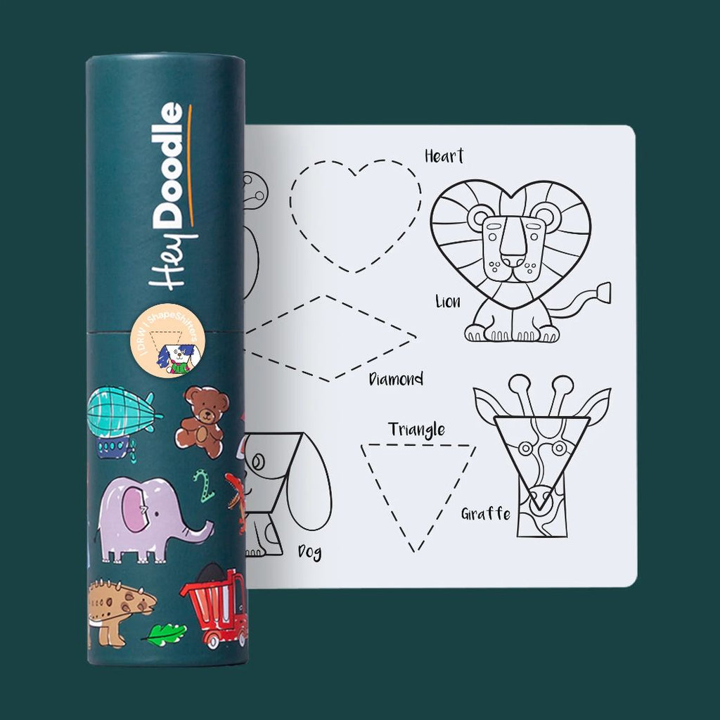 shape shifters hey doodle mini mat made from silicone for kids reusable drawing, keep kids entertained while at restaurants, cafes and travelling - Mikki and Me Kids