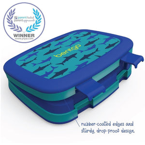 sharks bentgo kids leak proof lunch box for school - Mikki and Me