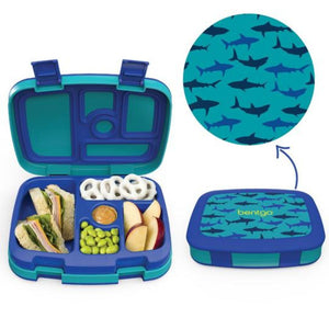 sharks bentgo kids leak proof lunch box for school - Mikki and Me