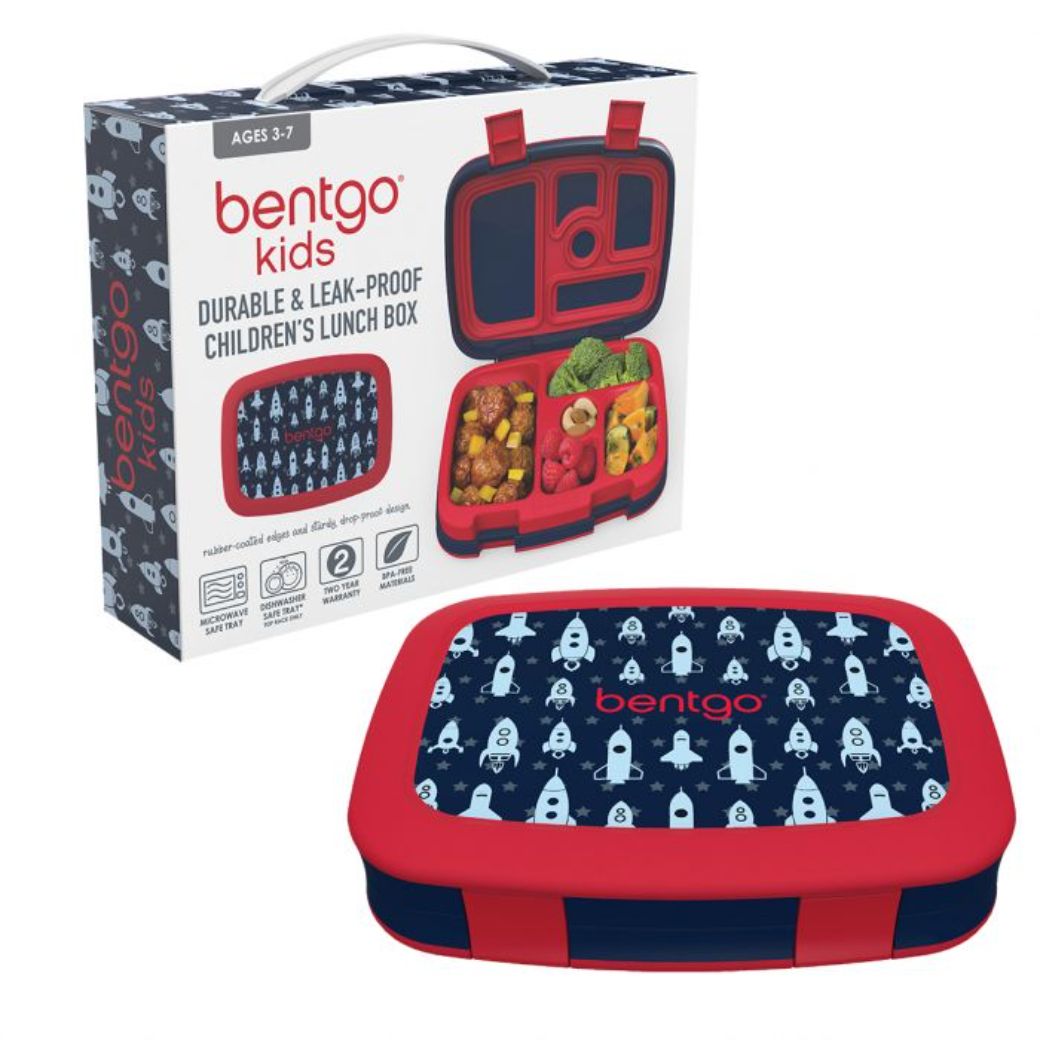 space rockets bentgo kids leak proof lunch box for school - Mikki and Me