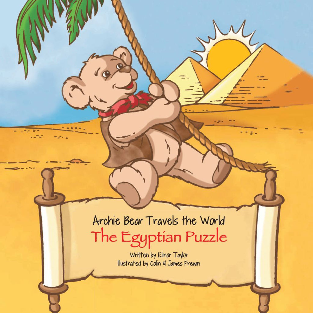 personalsied story book for children featuring their friends names. A story about an adventure to solve an Egyptian puxzze
