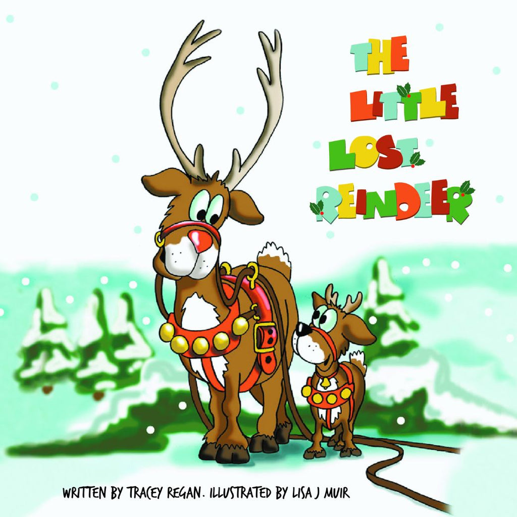 the little lost reindeer story book for kids featuring their friends names