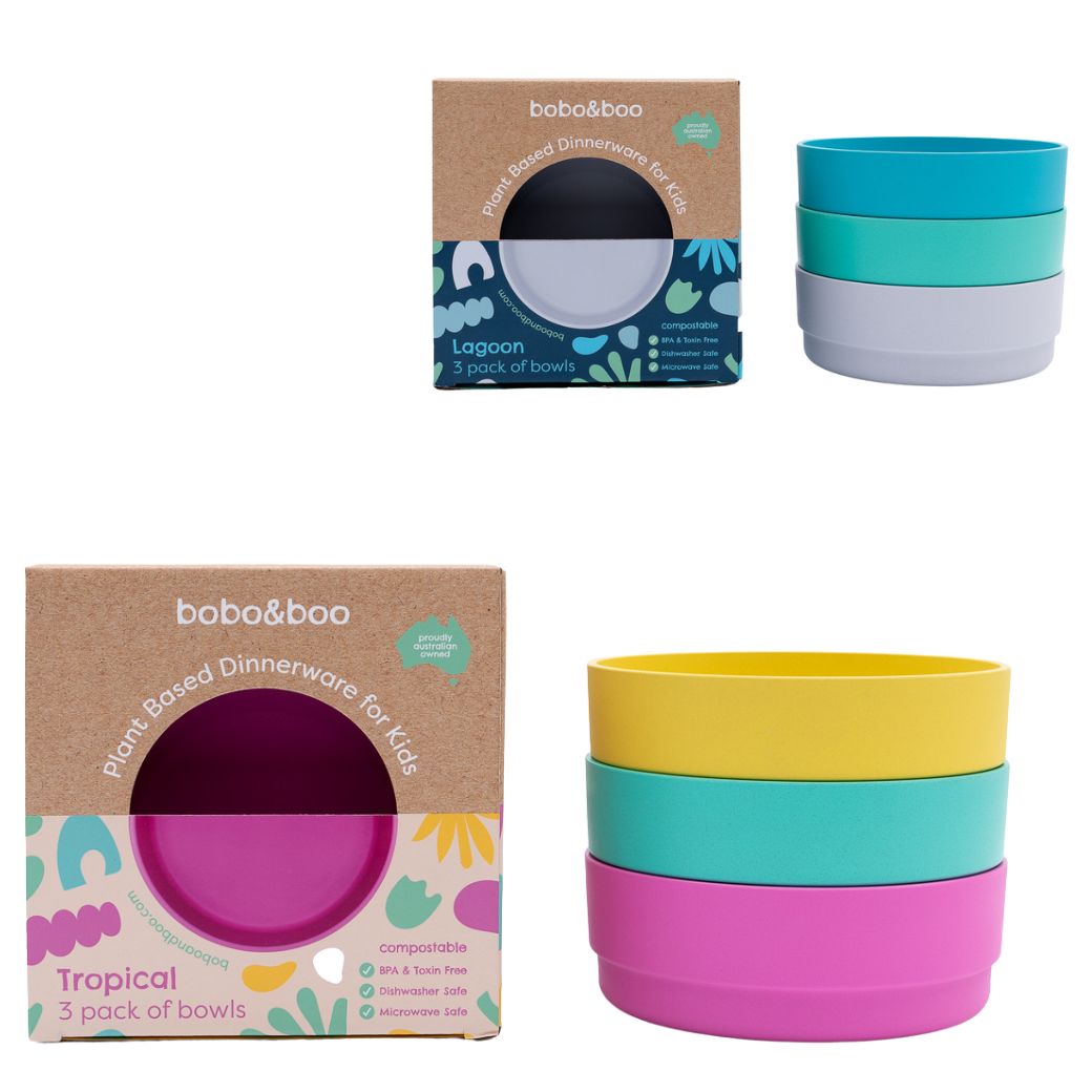 Bobo&Boo Plant-Based Bowls- 3 Pack