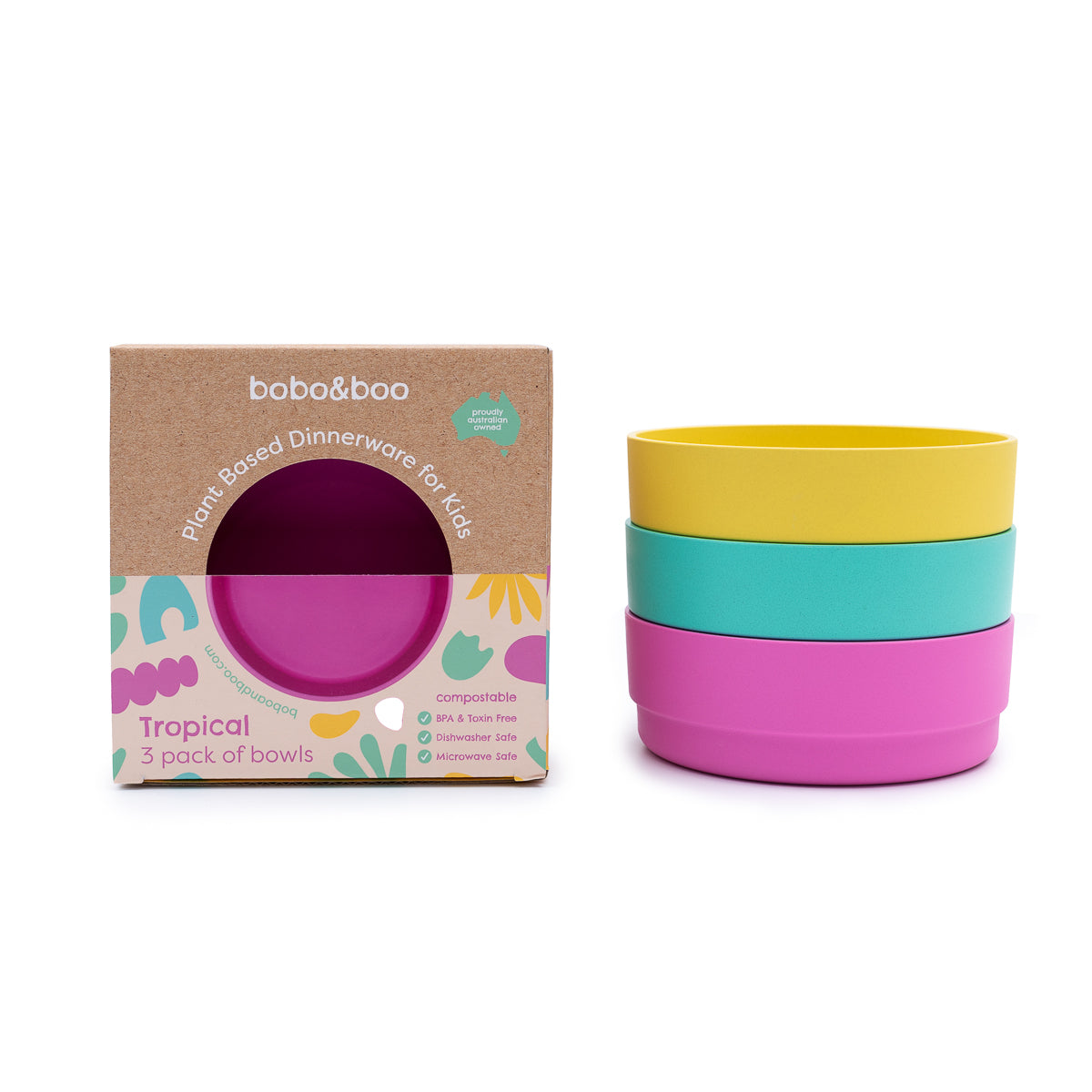 Bobo&Boo Plant-Based Bowls- 3 Pack