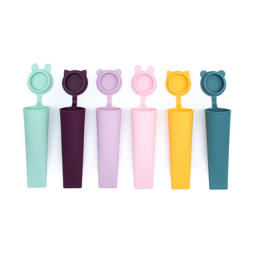 Tubies Silicone Push Up Icy Pole Moulds for Kids