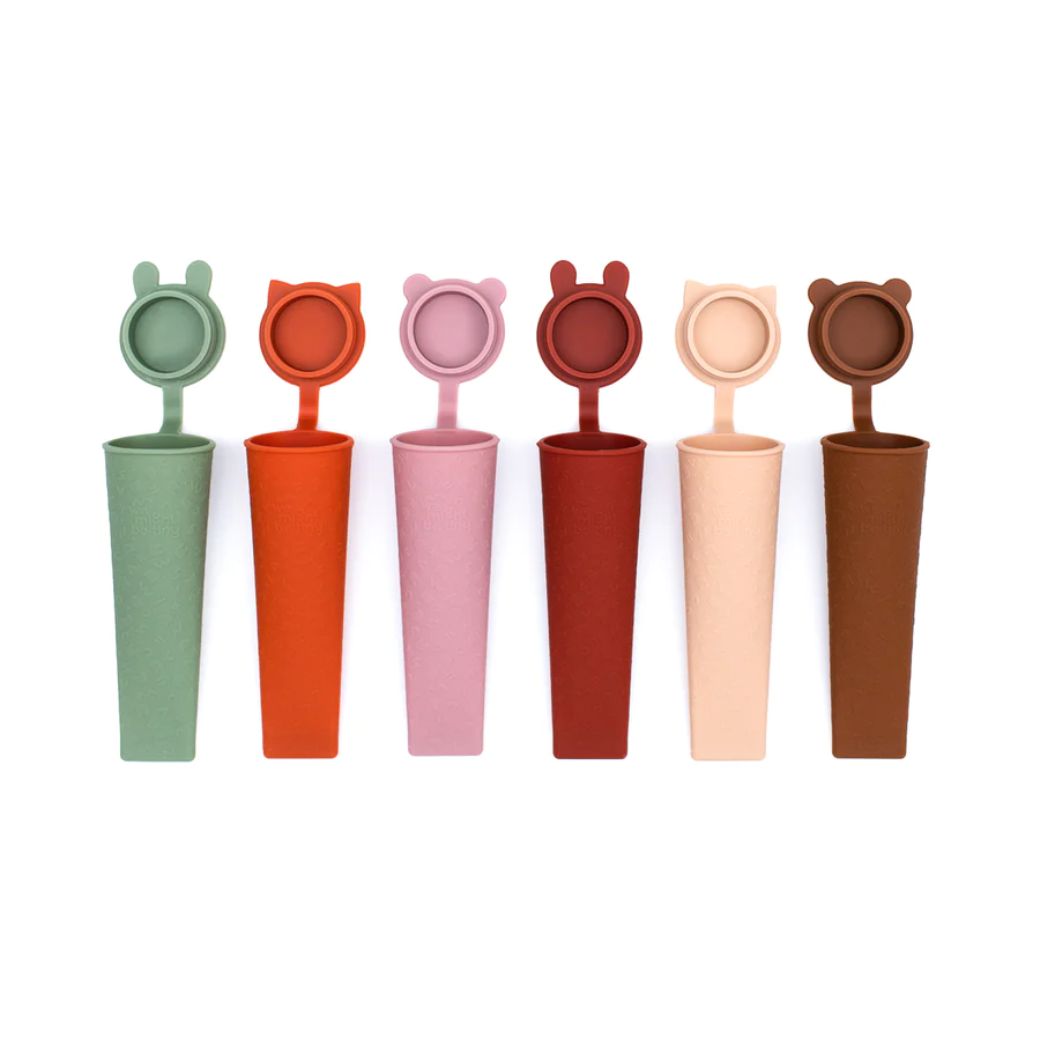 Tubies Silicone Push Up Icy Pole Moulds for Kids