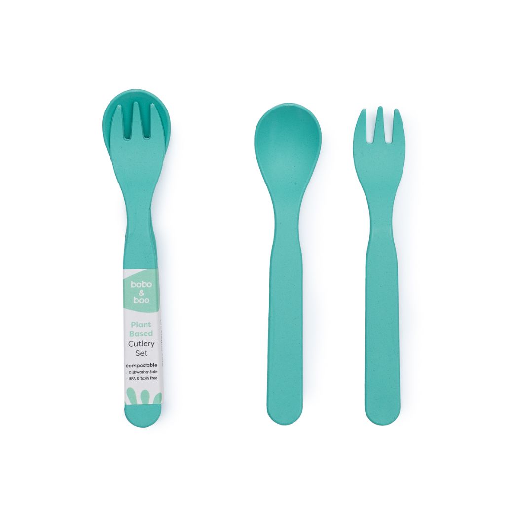 Bobo&boo Plant-Based Cutlery Set- Individual
