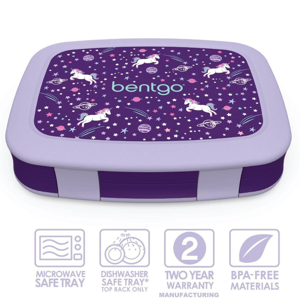 unicorns bentgo kids leak proof lunch box for school - Mikki and Me
