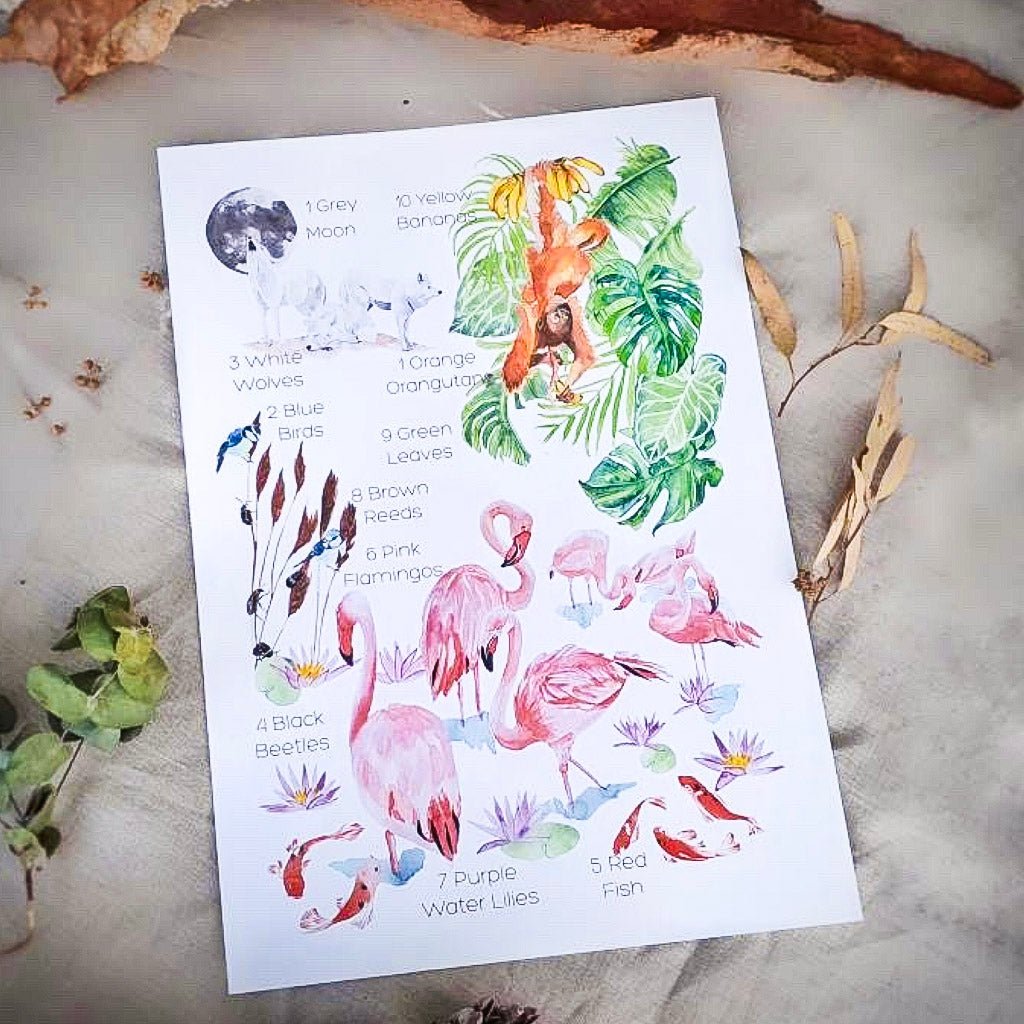 Story Time Watercolour Nursery & Playroom Wall Art | Ella & Maeve