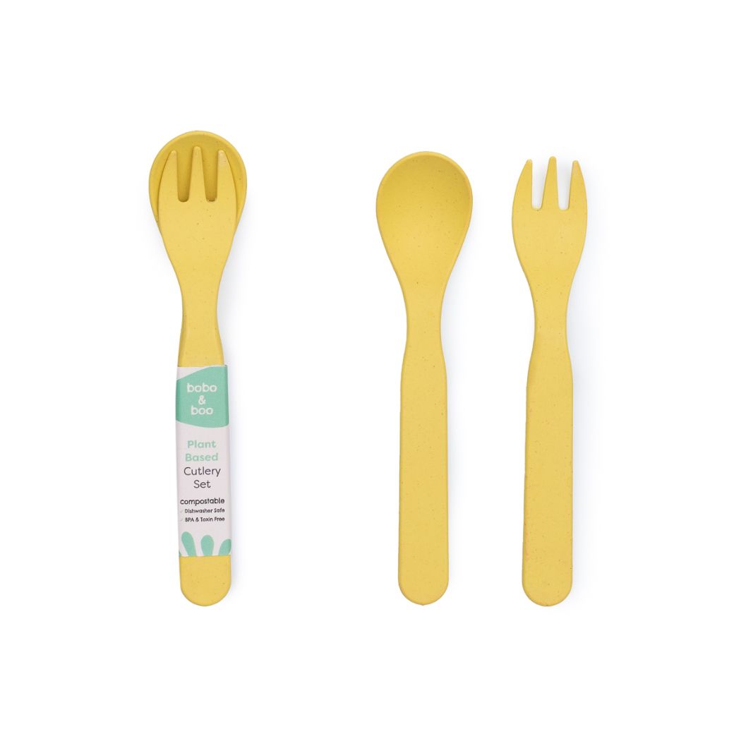 Bobo&boo Plant-Based Cutlery Set- Individual